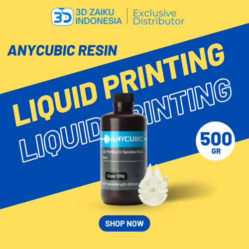 Anycubic Photon Standard Resin 3D Printer Refill 500 Gram Stok Terbaru